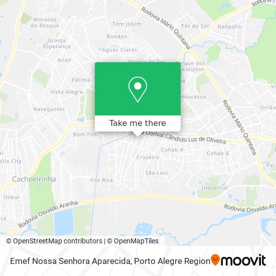 Emef Nossa Senhora Aparecida map