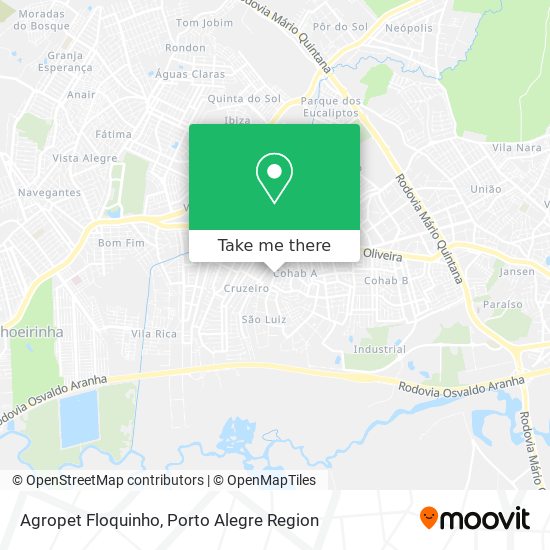 Agropet Floquinho map