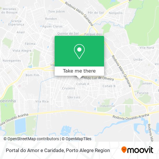 Portal do Amor e Caridade map