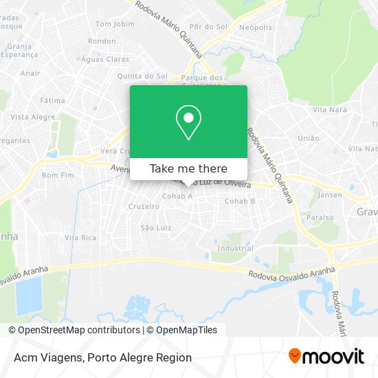 Acm Viagens map