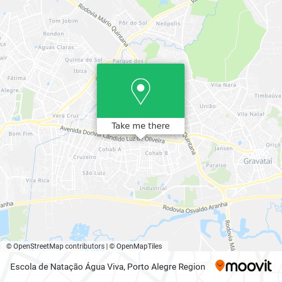 Escola de Natação Água Viva map