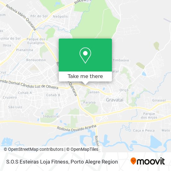 S.O.S Esteiras Loja Fitness map