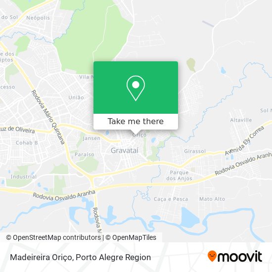 Madeireira Oriço map