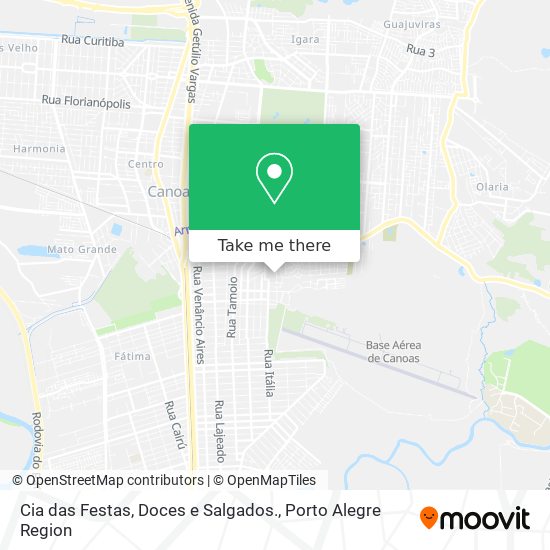 Cia das Festas, Doces e Salgados. map