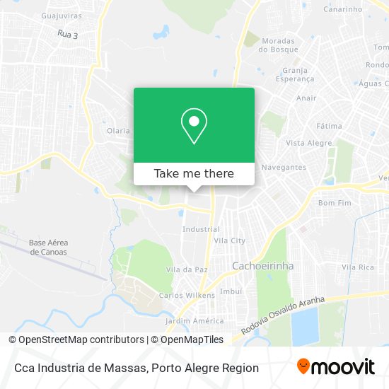 Cca Industria de Massas map