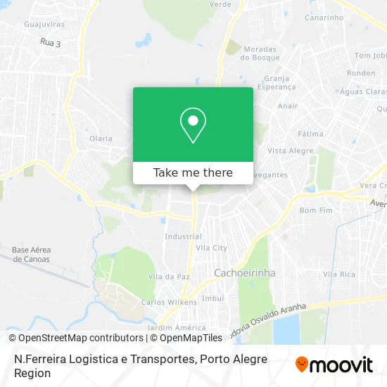 N.Ferreira Logistica e Transportes map