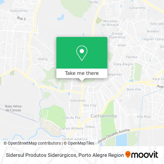 Sidersul Produtos Siderúrgicos map