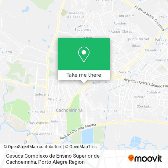 Cesuca Complexo de Ensino Superior de Cachoeirinha map