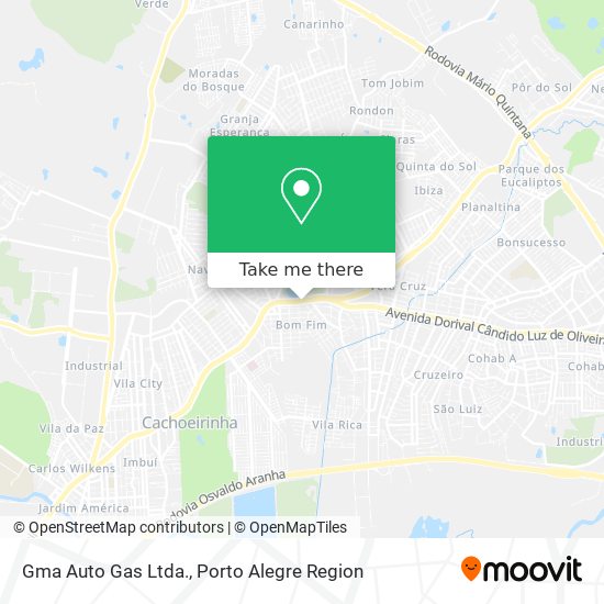 Mapa Gma Auto Gas Ltda.