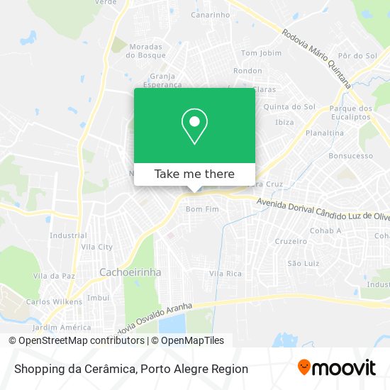 Shopping da Cerâmica map