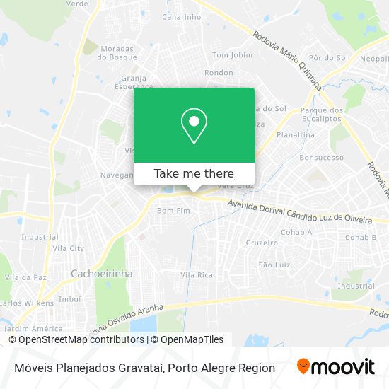 Móveis Planejados Gravataí map