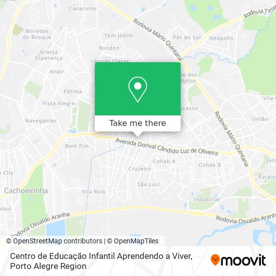 Centro de Educação Infantil Aprendendo a Viver map