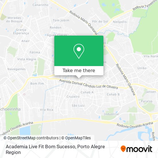 Academia Live Fit Bom Sucesso map
