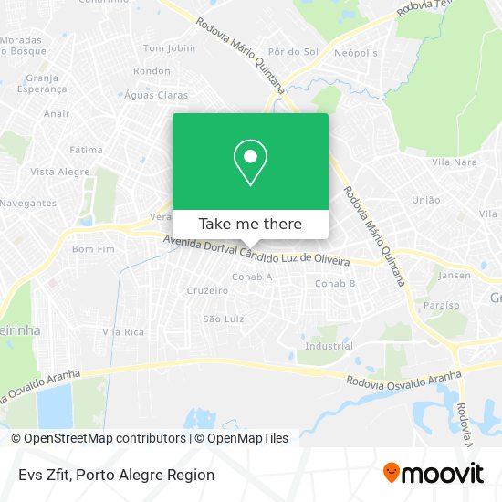 Evs Zfit map