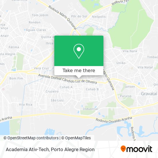 Academia Ativ-Tech map