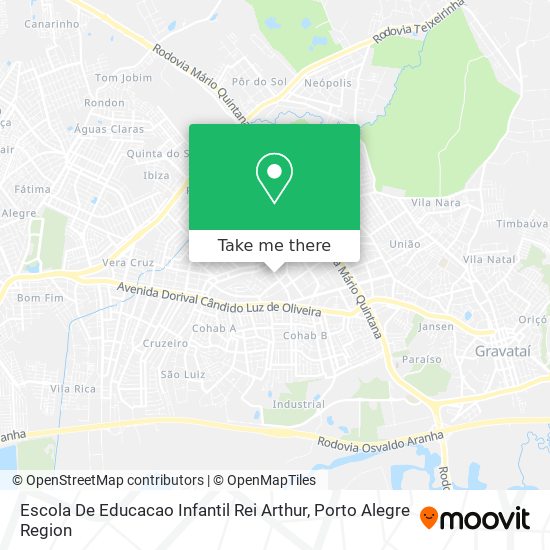 Escola De Educacao Infantil Rei Arthur map