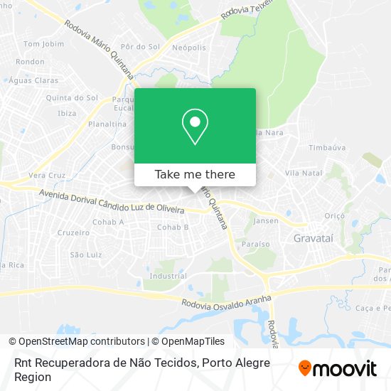 Rnt Recuperadora de Não Tecidos map