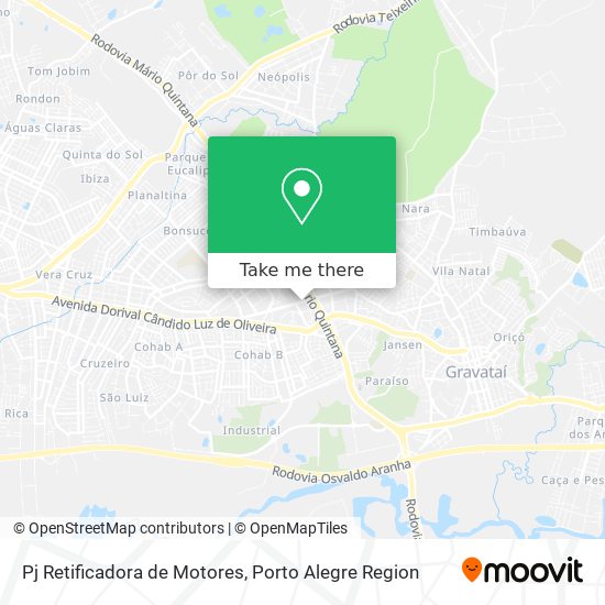 Pj Retificadora de Motores map