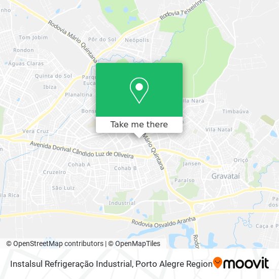 Instalsul Refrigeração Industrial map