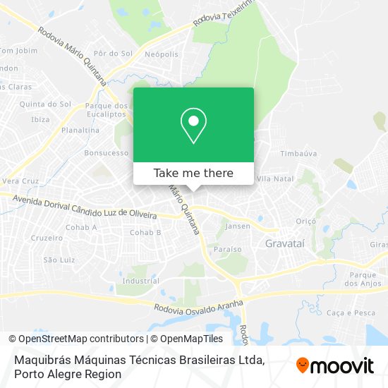 Maquibrás Máquinas Técnicas Brasileiras Ltda map