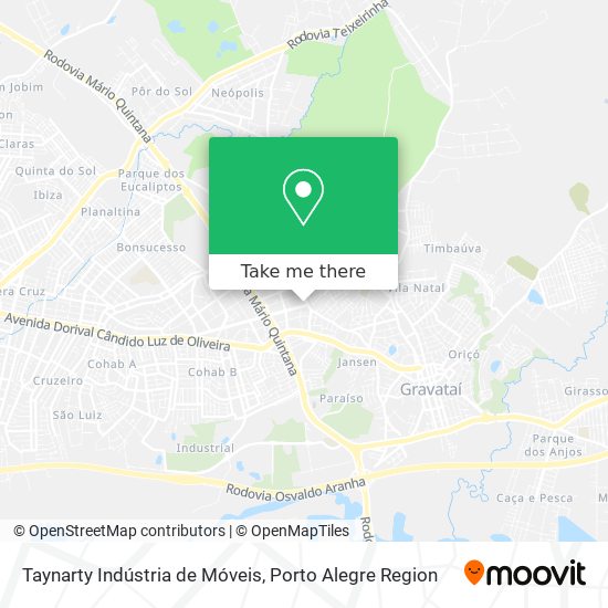 Taynarty Indústria de Móveis map