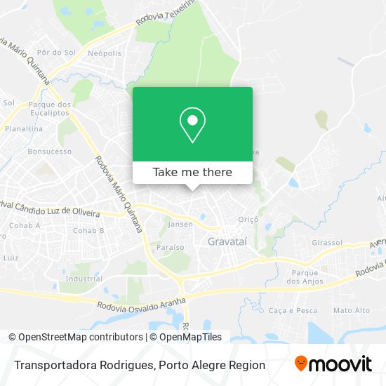 Transportadora Rodrigues map