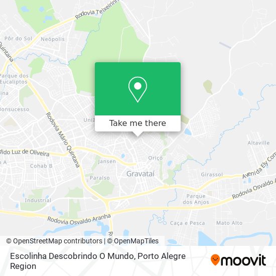 Escolinha Descobrindo O Mundo map