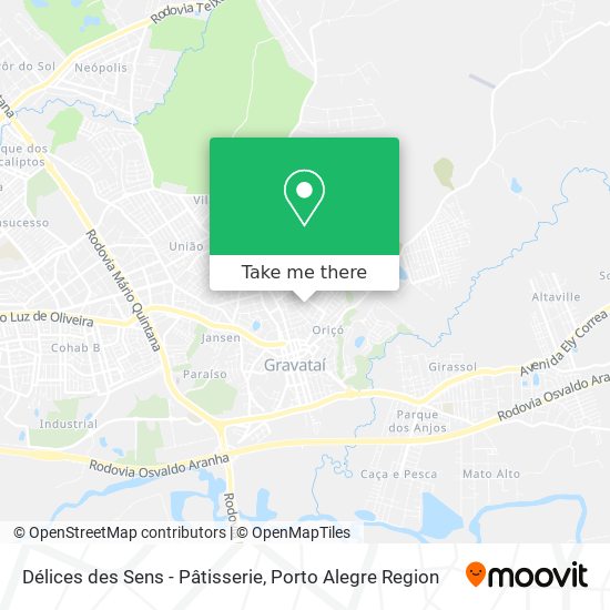 Délices des Sens - Pâtisserie map