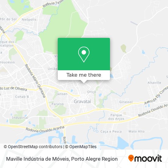 Maville Indústria de Móveis map