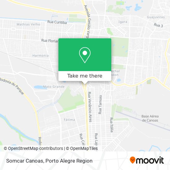 Mapa Somcar Canoas