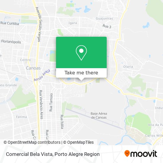 Comercial Bela Vista map