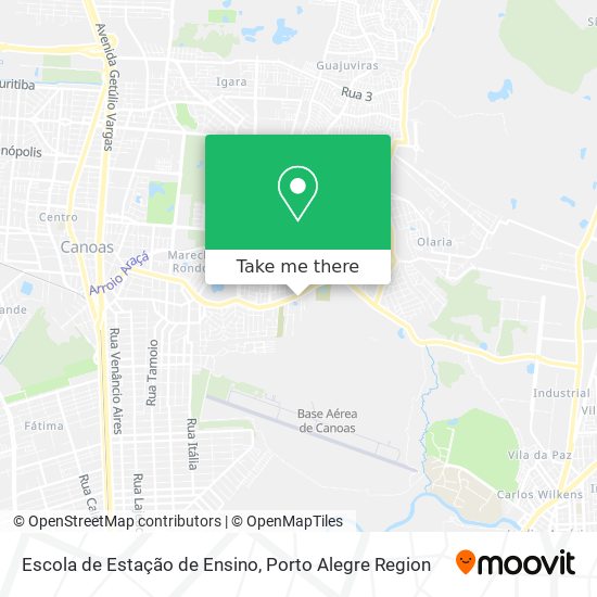 Mapa Escola de Estação de Ensino