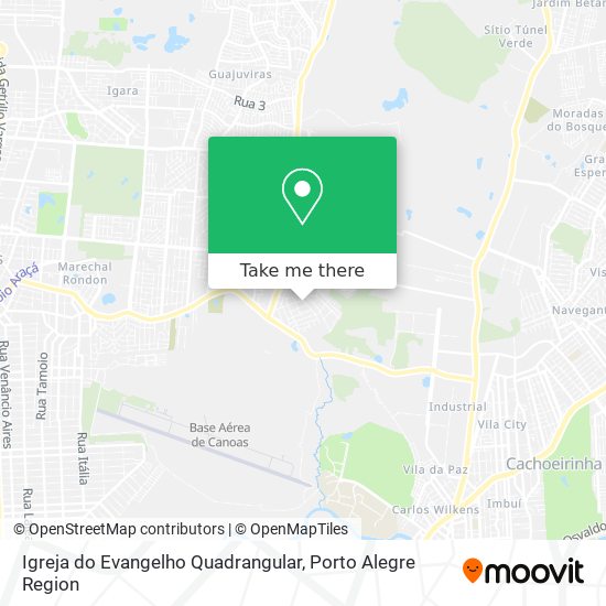 Igreja do Evangelho Quadrangular map