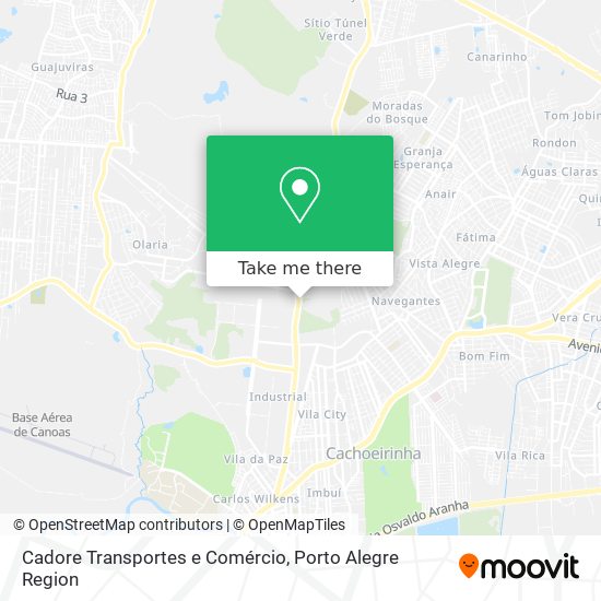 Cadore Transportes e Comércio map