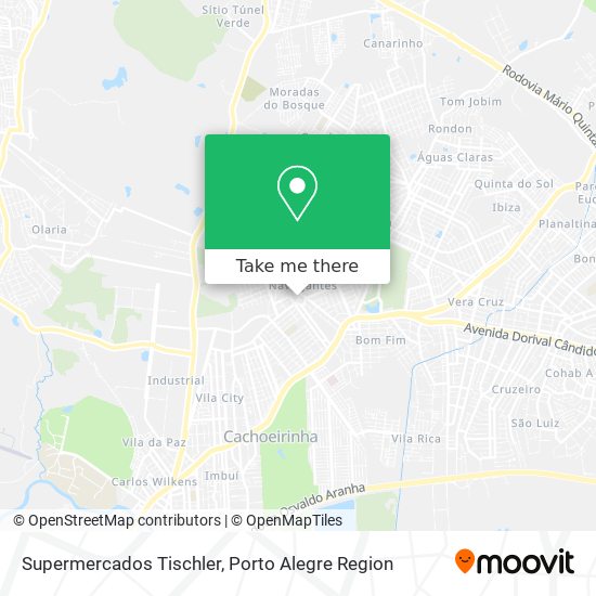 Supermercados Tischler map