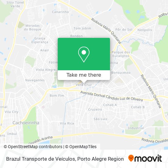 Brazul Transporte de Veículos map