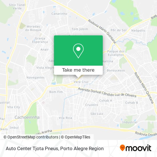 Auto Center Tjota Pneus map