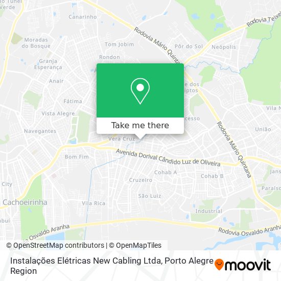 Mapa Instalações Elétricas New Cabling Ltda
