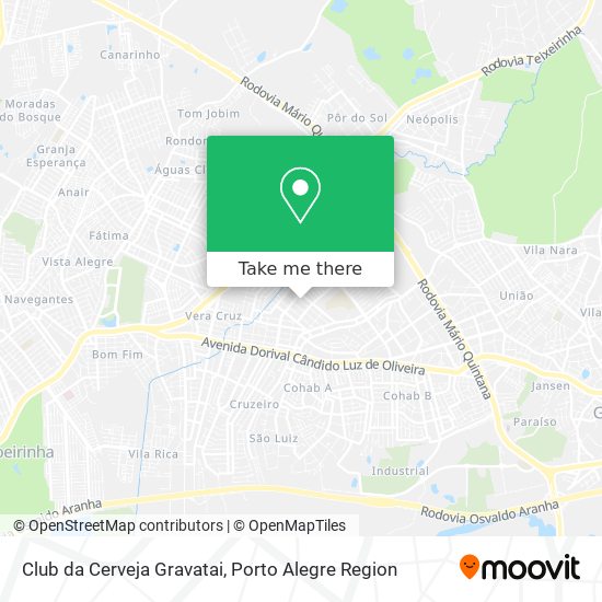 Club da Cerveja Gravatai map