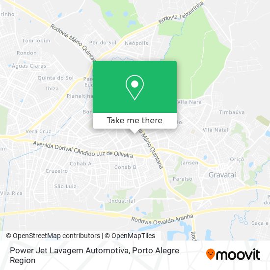 Power Jet Lavagem Automotiva map