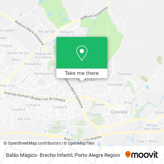 Mapa Balão Mágico- Brecho Infantil