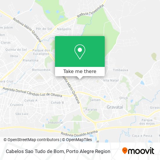 Mapa Cabelos Sao Tudo de Bom