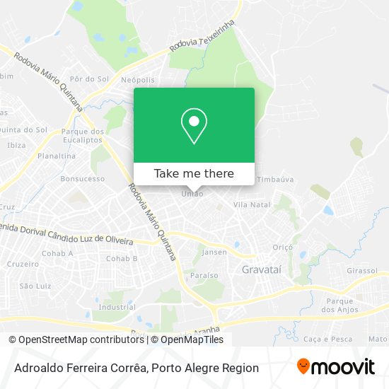 Adroaldo Ferreira Corrêa map