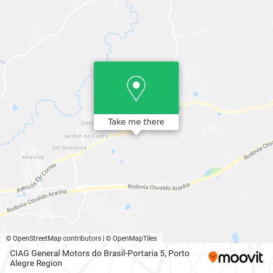 CIAG General Motors do Brasil-Portaria 5 map