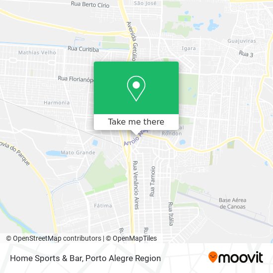 Mapa Home Sports & Bar