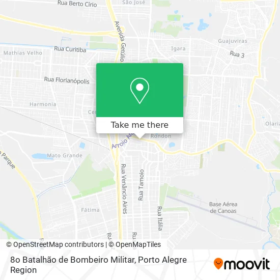 8o Batalhão de Bombeiro Militar map
