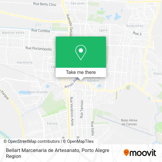 Bellart Marcenaria de Artesanato map