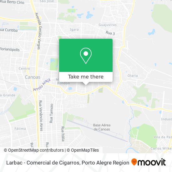 Larbac - Comercial de Cigarros map