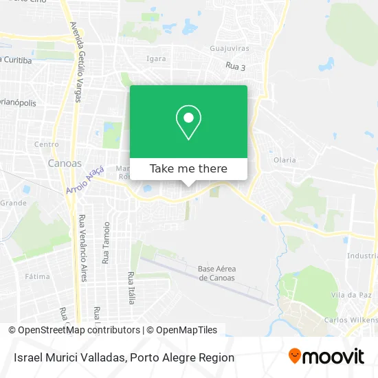 Israel Murici Valladas map