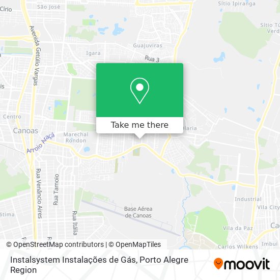 Mapa Instalsystem Instalações de Gás